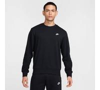NIKE Herren Sweatshirt CLUB FT CREW BLACK/WHITE XL