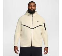 NIKE Herren Shirt M NK TCH FLC FZ WR HOODIE (HV0949) M LT KHAKI/BLACK