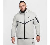 NIKE Herren Shirt M NK TCH FLC FZ WR HOODIE (HV0949) S DK GREY HEATHER/BLACK