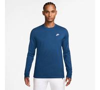 NIKE Herren Shirt M NSW CLUB TEE - LS (AR5193) XXL COURT BLUE