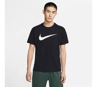 Nike DC5094-010 M NSW Tee ICON Swoosh T-Shirt Mens Black/(White) 2XL