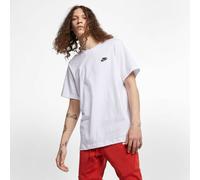 Nike Sportswear Club T-Shirt Herren-Weiß,Schwarz weiß | Größe: L