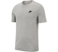 Nike Herren T-Shirt Sportswear Club, Dark Grey Heather/Black, 2XL, AR4997-064