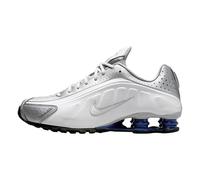 NIKE Herren Shox R4 Sneaker, White White Metallic Silver, 42.5 EU