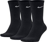 Nike Herren Socken Cushion Quarter 3er Pack, schwarz (black/white), Gr. M
