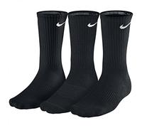 Nike Herren Socken Cushion Quarter 3er Pack, schwarz (black/white), Gr. XL