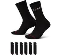 NIKE Herren Socken Jordan Everyday Crew (6 Paar) (FZ2051) L Schwarz