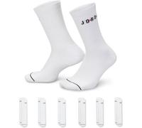 NIKE Herren Socken Jordan Everyday Crew (6 Paar) (FZ2051) M Weiß