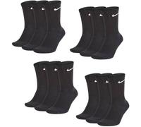 NIKE Herren Socken Socke 3 Pack U NK EVERYDAY CUSH CREW 3PR (SX7664) 42-46 (12 Paar) BLACK/WHITE 212
