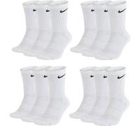 NIKE Herren Socken Socke 3 Pack U NK EVERYDAY CUSH CREW 3PR (SX7664) 42-46 (12 Paar) WHITE/BLACK 112