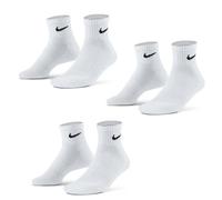 NIKE Herren Socken Socke U NK EVERYDAY CUSH QTR 3PR (SX7667) 42-46 (9 Paar) WHITE/BLACK 109