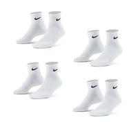 NIKE Herren Socken Socke U NK EVERYDAY CUSH QTR 3PR (SX7667) 46-50 (12 Paar) WHITE/BLACK 112