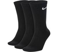 Nike Damen/Herren/Unisex Everyday Lightweight Crew Socks (3 Pairs) L schwarz
