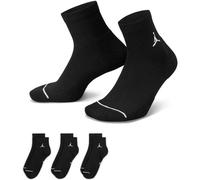 NIKE Herren Socken U J ED CUSH POLY ANKLE 3PR 144 (DX9655) XL BLACK/WHITE 010