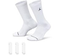 NIKE Herren Socken U J ED CUSH POLY CREW 3PR 144 (DX9632) M WHITE/BLACK 100