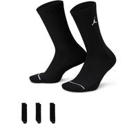 NIKE Herren Socken U J ED CUSH POLY CREW 3PR 144 (DX9632) XL BLACK/WHITE 010