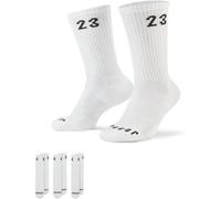 NIKE Herren Socken U J ESSENTIAL CREW 3PR - 144 (DA5718) S WHITE/BLACK 100