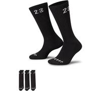 NIKE Herren Socken U J ESSENTIAL CREW 3PR - 144 (DA5718) XL BLACK/WHITE 010