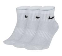 NIKE Herren Socken U NK ED LTWT ANKLE 3P 132 (SX7677) L WHITE/BLACK 100
