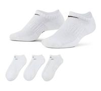 Nike Unisex U Nk Everyday Cush 3pr Socken, Weiß / Schwarz, L EU