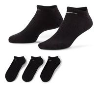 Nike Everyday Cushioned Short Crew Socks 3 Pack XL / Black / White