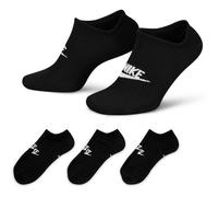 Nike - Sportswear Everyday Essential No Show 3-Pack - Multifunktionssocken, Gr. 38-42 38-42 - EU: 38-42, schwarz (Black/White)