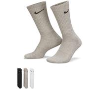 Nike Value Cotton Socken 3er Pack SX4508-965 34-38 Grey Heather/Black/White/Black