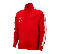 Nike Herren Sport Jacket M NSW Swoosh JKT PK, University red/White/Black/(White), L, CJ4884