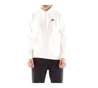 Nike Herren Sportswear Club Fleece Pullover Hoodie, White/White/Black, M