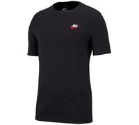 Nike Herren Sportswear Club Shirt Freizeitshirt schwarz S