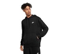 Nike Herren Sportswear Club Sweatshirt Mit Rei verschluss, Schwarz / Schwarz Weiss, XL EU