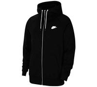 Nike Herren Sportswear Modern Hoodie Mit Durchgehendem Reißverschluss, Black/Ice Silver/White/White, XS