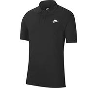 NIKE Sportswear Poloshirt Herren black/white M