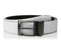 Nike Herren Standard Pebble Feather Edge Wendeg rtel Wei /Schwarz 34