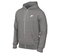 NIKE Club Fleece-Kapuzenjacke Herren 063 - dk grey heather/lt smoke grey/white XXL