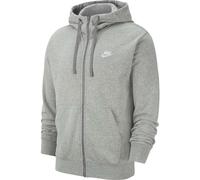 Nike Herren Sweatjacke Sportswear Club BV2648-063 S DK GREY HEATHER/MATTE SILVER/WHITE