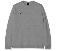 Nike Herren Sweatshirt M CRW FLC TM Club19, Dk Grey Heather/(Black), 3XL, AJ1466