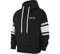 Nike Herren Sweatshirt M NSW AIR Hoodie FZ FLC, Black/White/Grey Heather, XS, BV5149