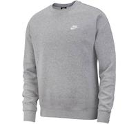 Nike Herren Langarmshirt M NSW CLUB CRW BB 804340 Grau (dk grey heather) L