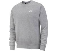 NIKE Herren Sweatshirt M NSW CLUB CRW BB (BV2662) M DK GREY HEATHER/WHITE