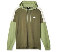 Nike Herren Sweatshirt M NSW Hoodie PO JSY CB, medium Olive/Oil Green/Light Bone/(White), 2XL, CT0814