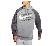Nike Herren Sweatshirt M NSW Swoosh Hoodie PO BB, Particle Grey/Iron Grey/(White), S, CJ4861