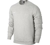 Nike Herren Sweatshirt Team Club Crew, Grau(Grey Heather/football White), S