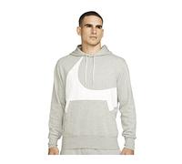 NIKE Herren Hoodie Sportswear Swoosh (DH1027) M DK GREY HEATHER/WHITE