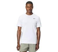 Nike Herren T-Shirt M Nk Dry Tee Dfc Crew Solid, White/(Black), L, AR6029