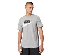 Nike Herren T-Shirt M NSW Tee ICON Futura, dk Grey Heather/Black/(White), XS, AR5004