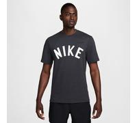 Nike Herren T-Shirt Primary Swoosh Dri-Fit Tee FV9770-010 L Black/Anthracite/Htr