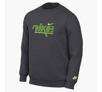 Nike Herren T-Shirts/Tanks lg.Arm He/Uni M NK CLUB BB CREW SWSH SPORT (IH4246) M BLACK OR GREY
