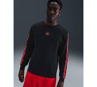 NIKE Sportswear Club Crew Neck Sweatshirt Herren 010 - black/black XXL
