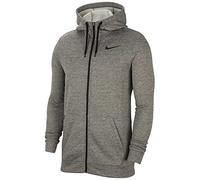 Nike Herren Therma Hoodie, Dark Grey Heather/Black, 2XL